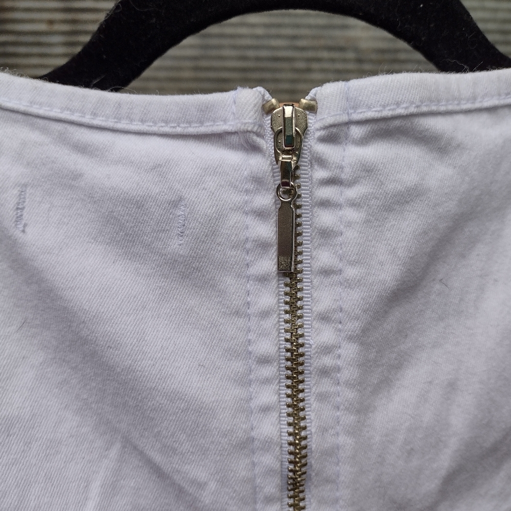 White dress by Bluesteel Original Denim size P - Picture 3 of 6